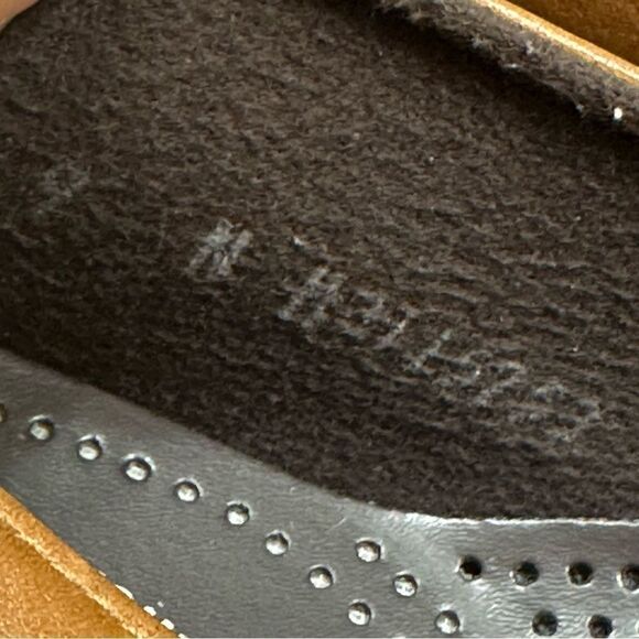 SAS Petra Tan Comfort Moccasin Casual Lace Up Loafer Sz 9 Made in USA - Picture 8 of 8